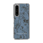 Slim Protection Case［ LAGUNAMOON - Botanical - Blue ］