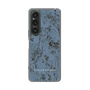 Slim Protection Case［ LAGUNAMOON - Botanical - Blue ］