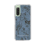 Slim Protection Case［ LAGUNAMOON - Botanical - Blue ］