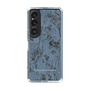 Slim Protection Case［ LAGUNAMOON - Botanical - Blue ］