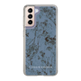 Slim Protection Case［ LAGUNAMOON - Botanical - Blue ］