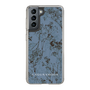 Slim Protection Case［ LAGUNAMOON - Botanical - Blue ］