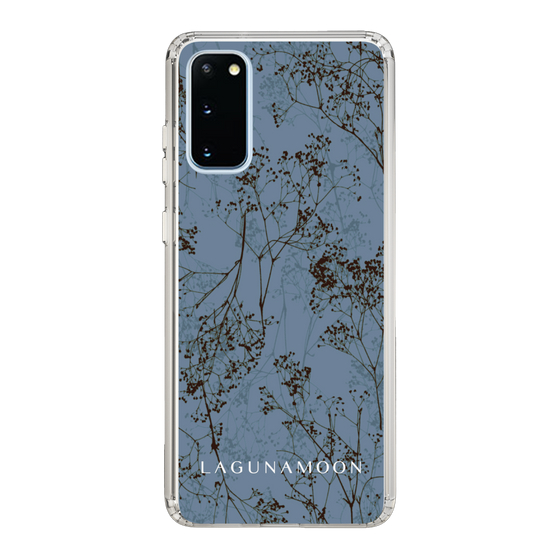 Slim Protection Case［ LAGUNAMOON - Botanical - Blue ］
