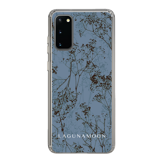 Slim Protection Case［ LAGUNAMOON - Botanical - Blue ］