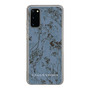 Slim Protection Case［ LAGUNAMOON - Botanical - Blue ］