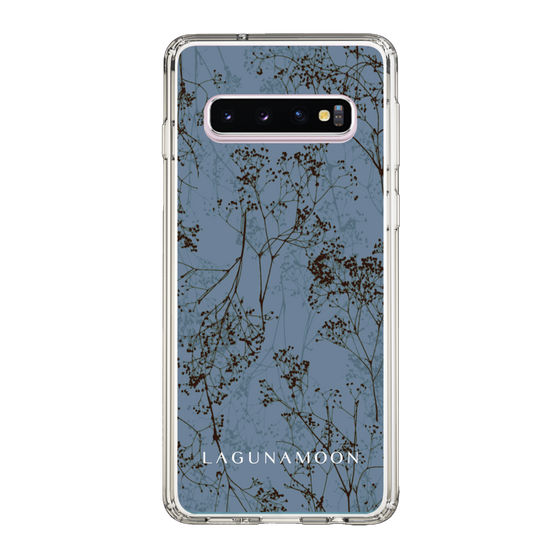 Slim Protection Case［ LAGUNAMOON - Botanical - Blue ］