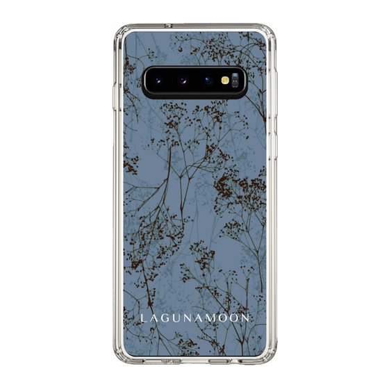 Slim Protection Case［ LAGUNAMOON - Botanical - Blue ］