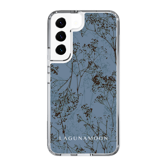 Slim Protection Case［ LAGUNAMOON - Botanical - Blue ］