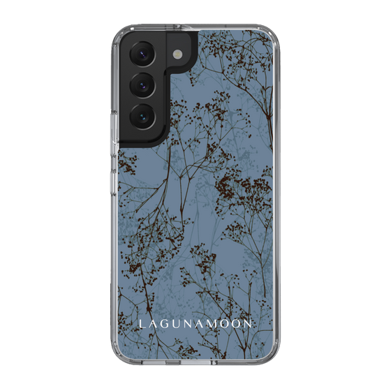 Slim Protection Case［ LAGUNAMOON - Botanical - Blue ］