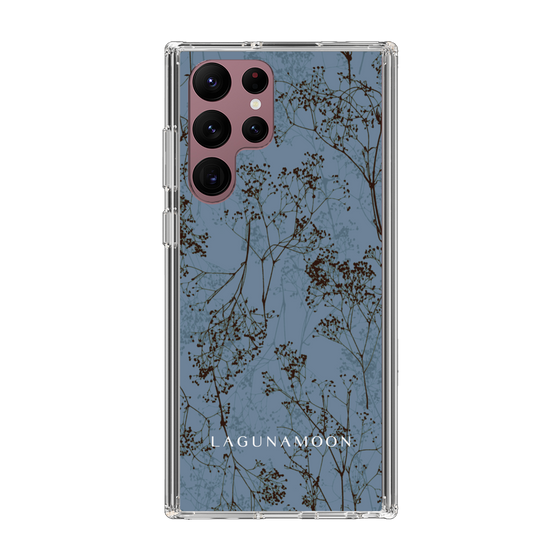 Slim Protection Case［ LAGUNAMOON - Botanical - Blue ］