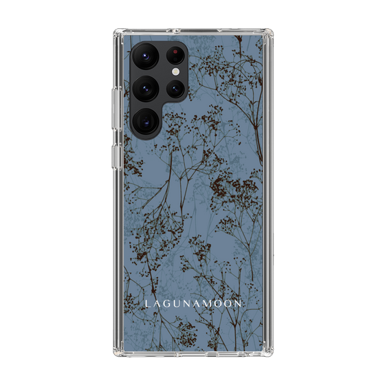 Slim Protection Case［ LAGUNAMOON - Botanical - Blue ］