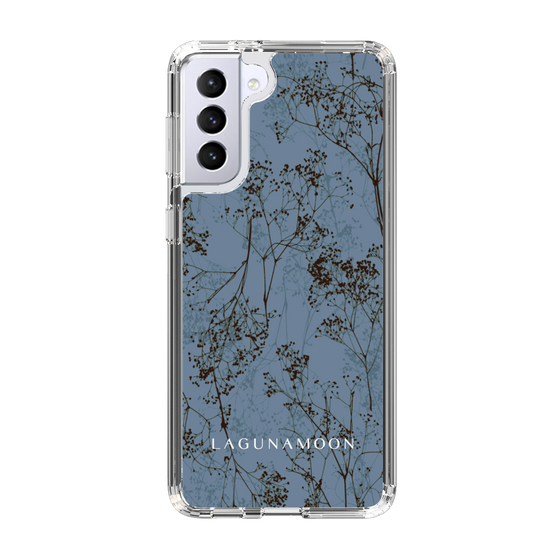 Slim Protection Case［ LAGUNAMOON - Botanical - Blue ］