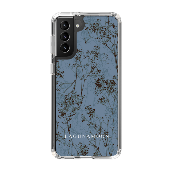 Slim Protection Case［ LAGUNAMOON - Botanical - Blue ］
