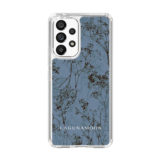 Slim Protection Case［ LAGUNAMOON - Botanical - Blue ］