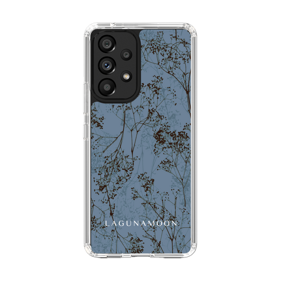 Slim Protection Case［ LAGUNAMOON - Botanical - Blue ］
