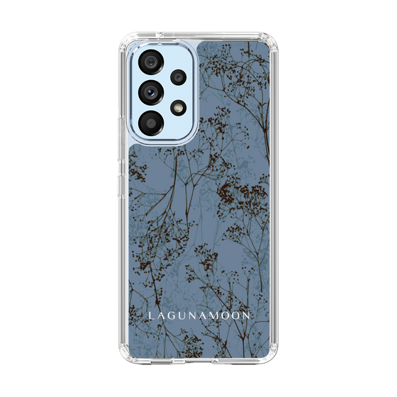Slim Protection Case［ LAGUNAMOON - Botanical - Blue ］
