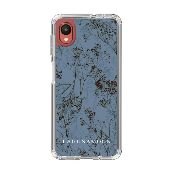 Slim Protection Case［ LAGUNAMOON - Botanical - Blue ］