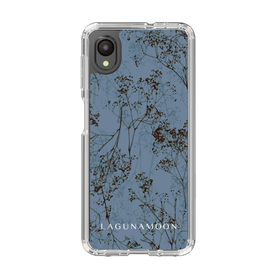 Slim Protection Case［ LAGUNAMOON - Botanical - Blue ］
