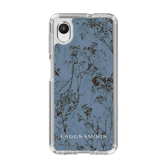 Slim Protection Case［ LAGUNAMOON - Botanical - Blue ］