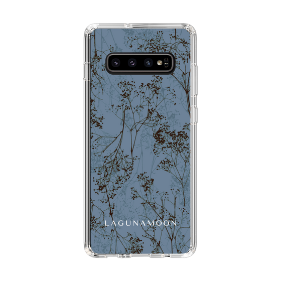 Slim Protection Case［ LAGUNAMOON - Botanical - Blue ］