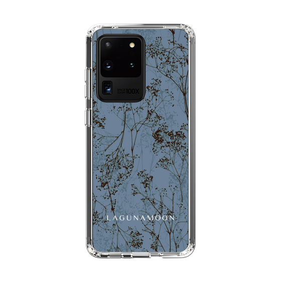 Slim Protection Case［ LAGUNAMOON - Botanical - Blue ］