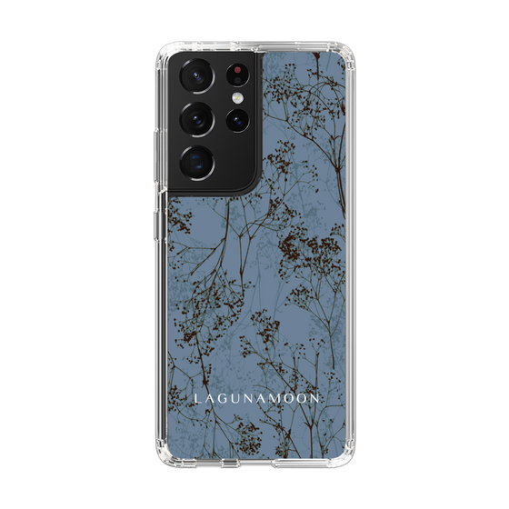 Slim Protection Case［ LAGUNAMOON - Botanical - Blue ］