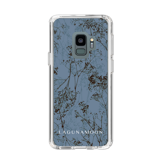 Slim Protection Case［ LAGUNAMOON - Botanical - Blue ］