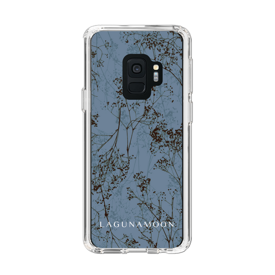 Slim Protection Case［ LAGUNAMOON - Botanical - Blue ］