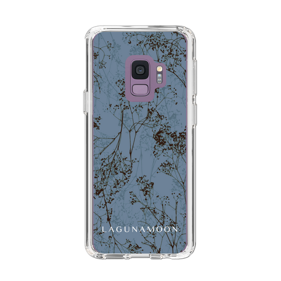 Slim Protection Case［ LAGUNAMOON - Botanical - Blue ］
