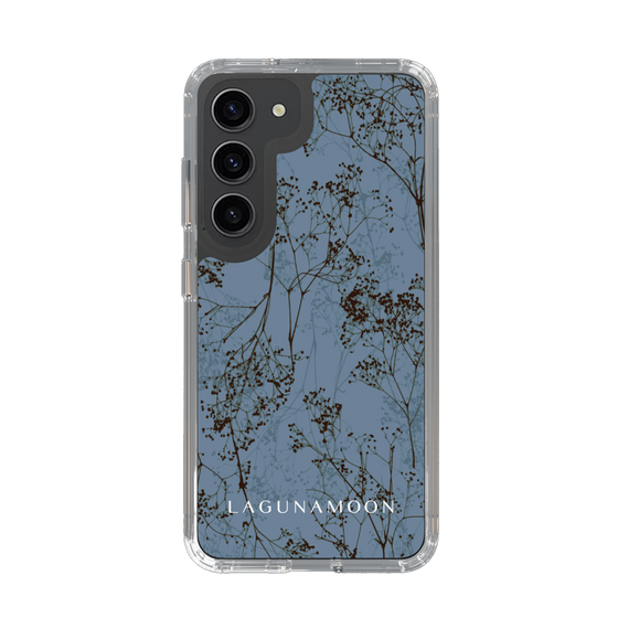 Slim Protection Case［ LAGUNAMOON - Botanical - Blue ］