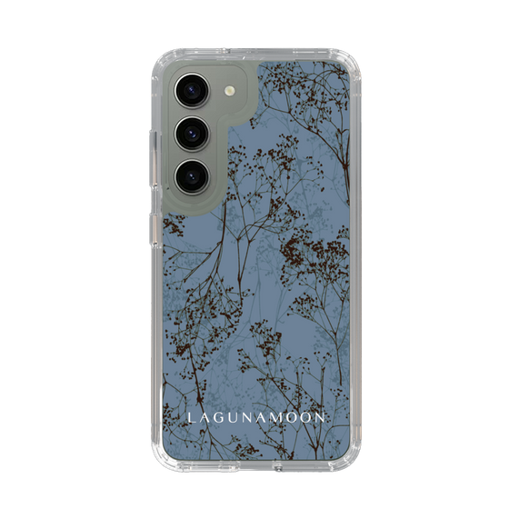 Slim Protection Case［ LAGUNAMOON - Botanical - Blue ］