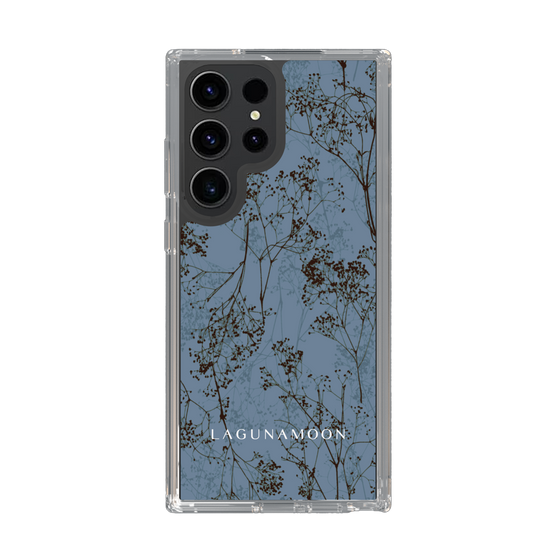 Slim Protection Case［ LAGUNAMOON - Botanical - Blue ］