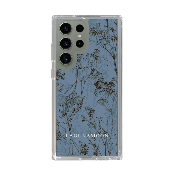 Slim Protection Case［ LAGUNAMOON - Botanical - Blue ］