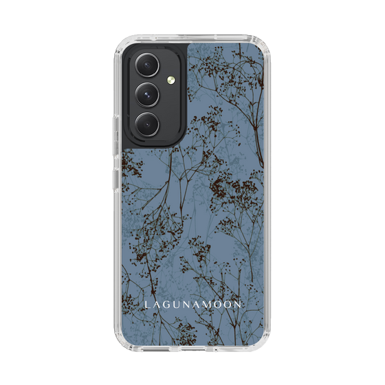 Slim Protection Case［ LAGUNAMOON - Botanical - Blue ］