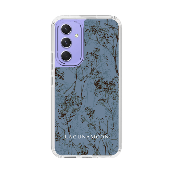 Slim Protection Case［ LAGUNAMOON - Botanical - Blue ］