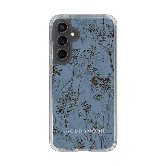 Slim Protection Case［ LAGUNAMOON - Botanical - Blue ］