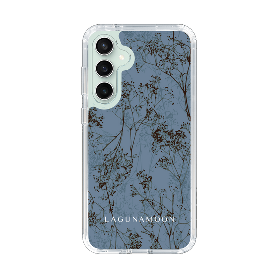 Slim Protection Case［ LAGUNAMOON - Botanical - Blue ］
