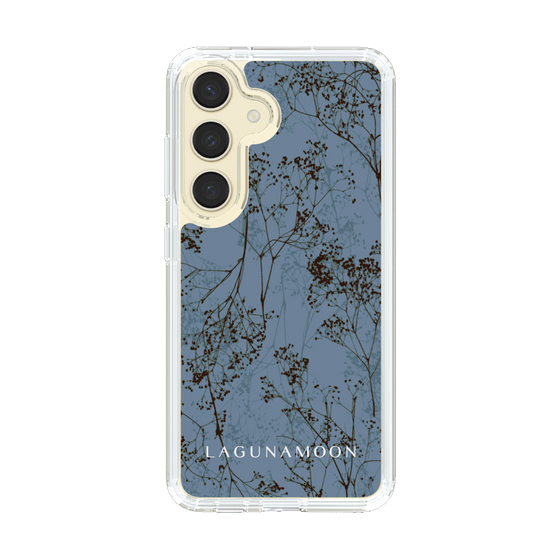 Slim Protection Case［ LAGUNAMOON - Botanical - Blue ］
