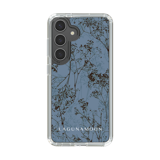 Slim Protection Case［ LAGUNAMOON - Botanical - Blue ］