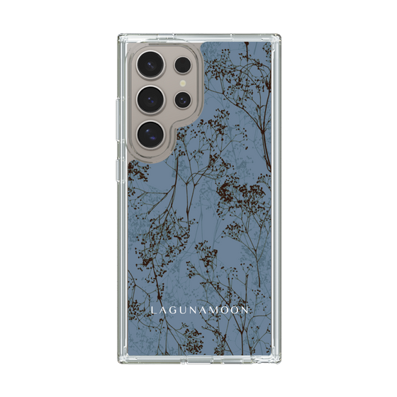 Slim Protection Case［ LAGUNAMOON - Botanical - Blue ］