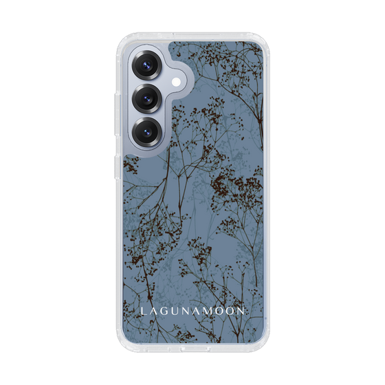 Slim Protection Case［ LAGUNAMOON - Botanical - Blue ］