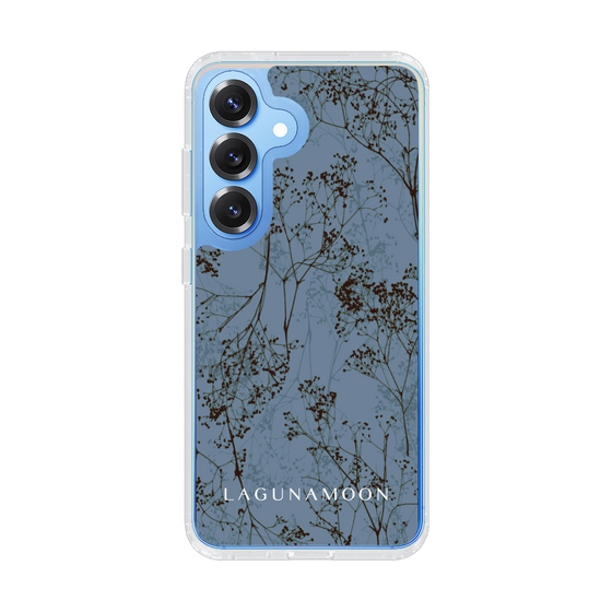 Slim Protection Case［ LAGUNAMOON - Botanical - Blue ］