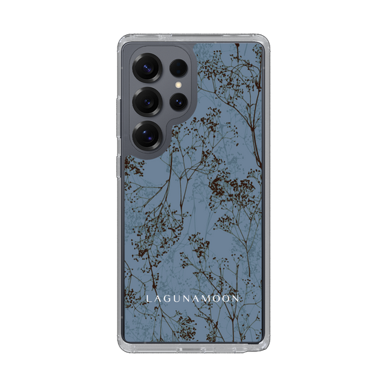Slim Protection Case［ LAGUNAMOON - Botanical - Blue ］
