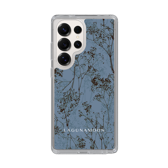Slim Protection Case［ LAGUNAMOON - Botanical - Blue ］