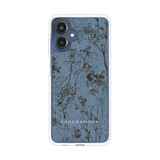 Slim Protection Case［ LAGUNAMOON - Botanical - Blue ］