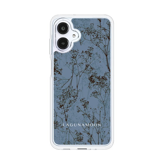 Slim Protection Case［ LAGUNAMOON - Botanical - Blue ］