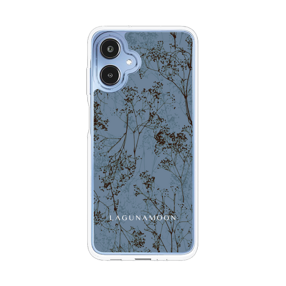 Slim Protection Case［ LAGUNAMOON - Botanical - Blue ］