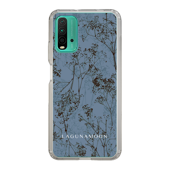 Slim Protection Case［ LAGUNAMOON - Botanical - Blue ］