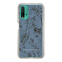 Slim Protection Case［ LAGUNAMOON - Botanical - Blue ］