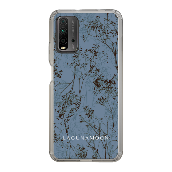Slim Protection Case［ LAGUNAMOON - Botanical - Blue ］